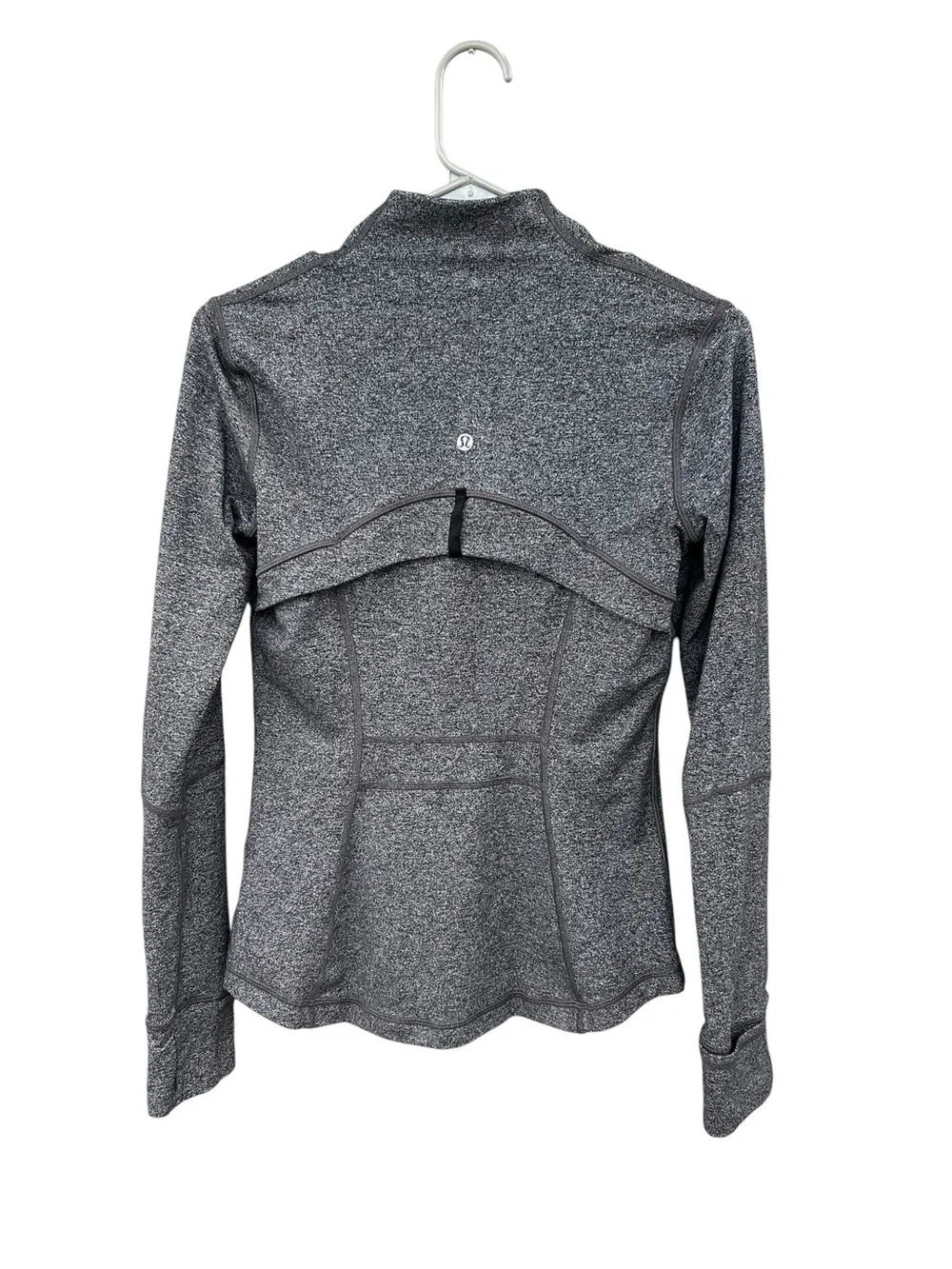 Lululemon Define Zip-Up Active Jacket - Heathered Grey - Size 6 - Luon - Yoga